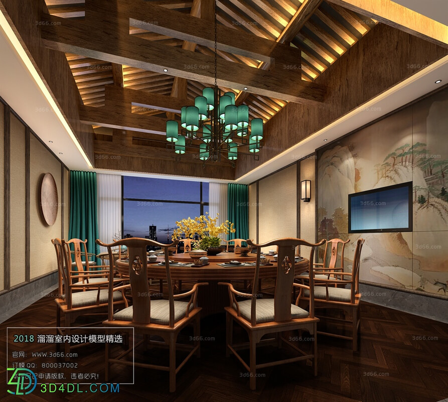 3D66 2018 Chinese Style Room Space C011